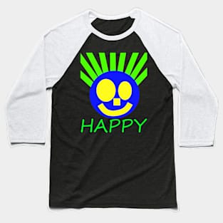 Happy Face Baseball T-Shirt